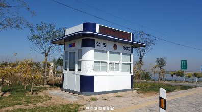 雄安新区城管警务治安岗亭小型岗亭CAD图纸