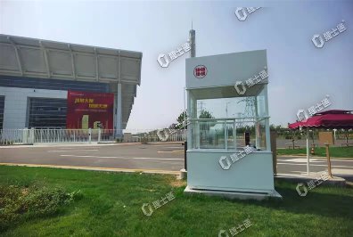 天津展会不锈钢保安岗亭到货